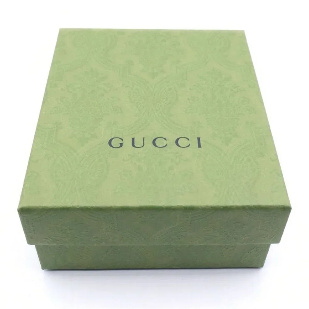 ★SOLD★ Gucci GG Marmont Compact Wallet Trifold Coin Case Beige White - Picture 6 of 6